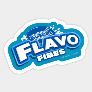 Getting Fat on Flavo Fibes Sticker